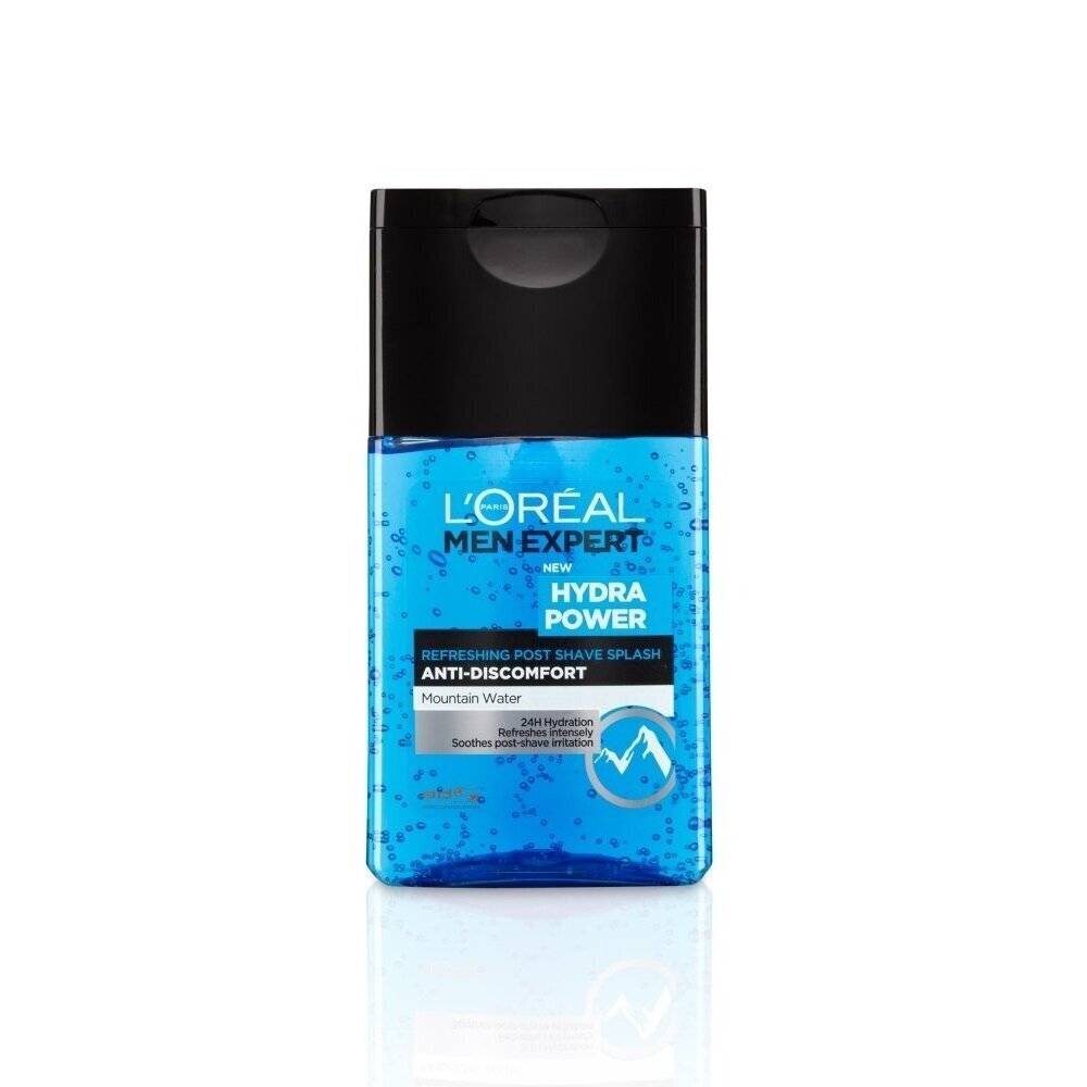 Raseerimisgeel L'Oreal Paris Men Expert Hydra Power Softening And Refreshing, After-Shave Gel, 125 ml hind ja info | Raseerimisvahendid | kaup24.ee