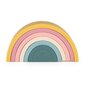 PETITE&MARS SILICONE TOYS RAINBOW INTENSE OCHRE 12m+ Rainbow puzzle цена и информация | Imikute mänguasjad | kaup24.ee