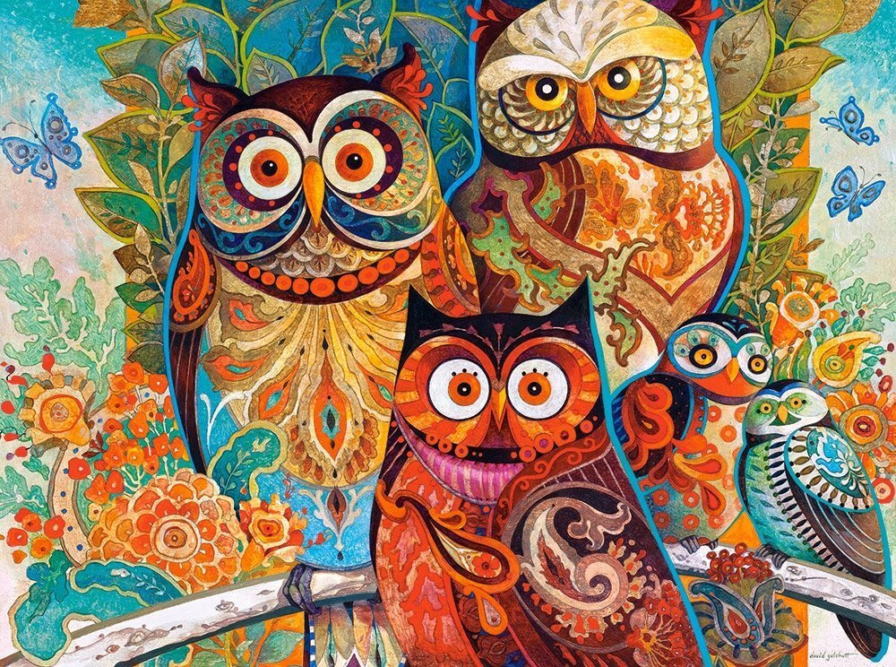 Castorland pusle Owls, 2000 tükki цена и информация | Pusled | kaup24.ee