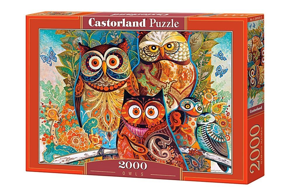Castorland pusle Owls, 2000 tükki цена и информация | Pusled | kaup24.ee