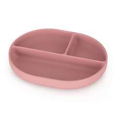 Silikoonist taldrik Petite&Mars Dusty Rose, roosa hind ja info | Laste sööginõud | kaup24.ee