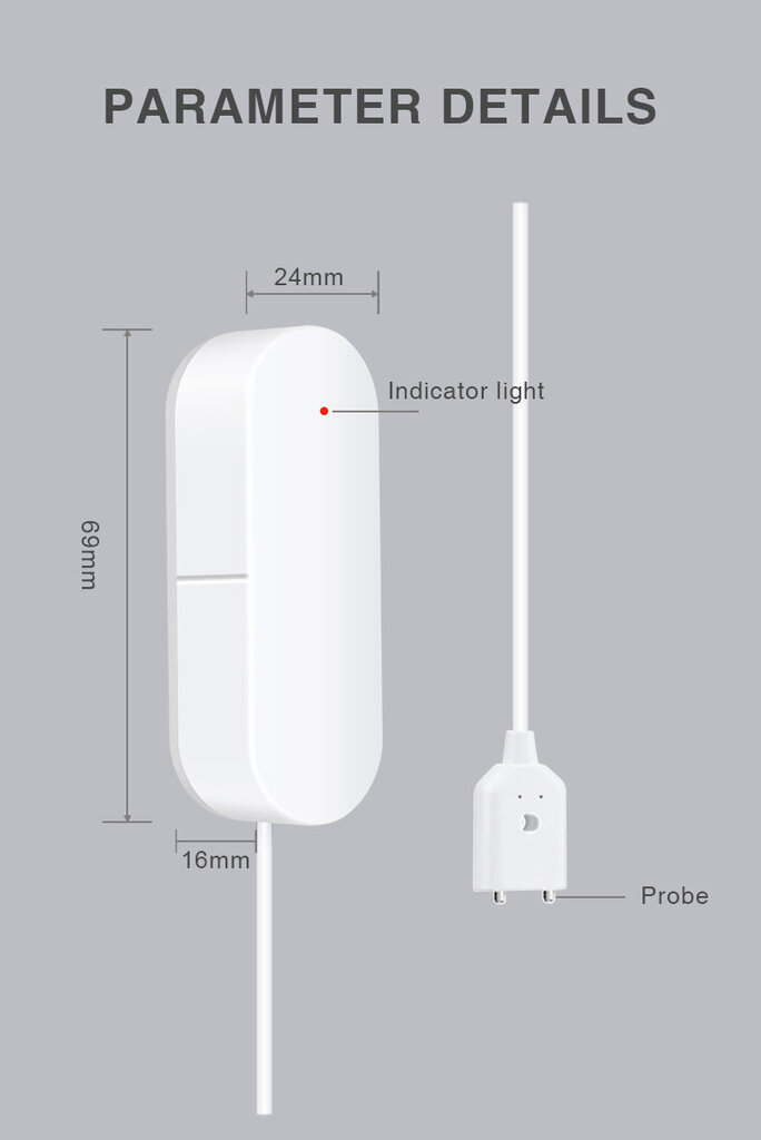 Niiskuse andur Wifi hind ja info | Andurid, sensorid | kaup24.ee