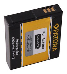 Аккумулятор Patton RL410B для Rollei Actioncam 230, 240, 400, 410, 410B цена и информация | Аккумуляторы, батарейки | kaup24.ee