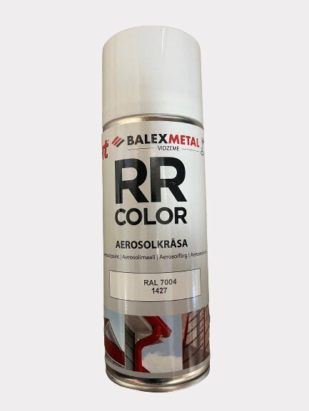 At&Balex aerosoolvärv, RR-Color, RAL7004, signaal hall, 400 ml цена и информация | Värvid | kaup24.ee