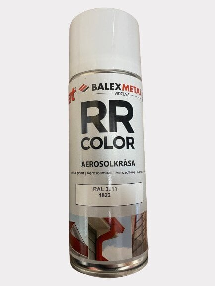 At&Balex aerosoolvärv, RR-Color, RAL3011, pruunikaspunane, 400 ml цена и информация | Värvid | kaup24.ee