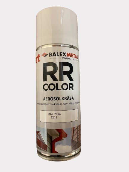 At&Balex aerosoolvärv, RR-Color, RAL7024, grafiithall, 400 ml hind ja info | Värvid | kaup24.ee