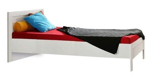 Voodi Snow SNWL09, 90x200 cm, valge цена и информация | Детские кровати | kaup24.ee