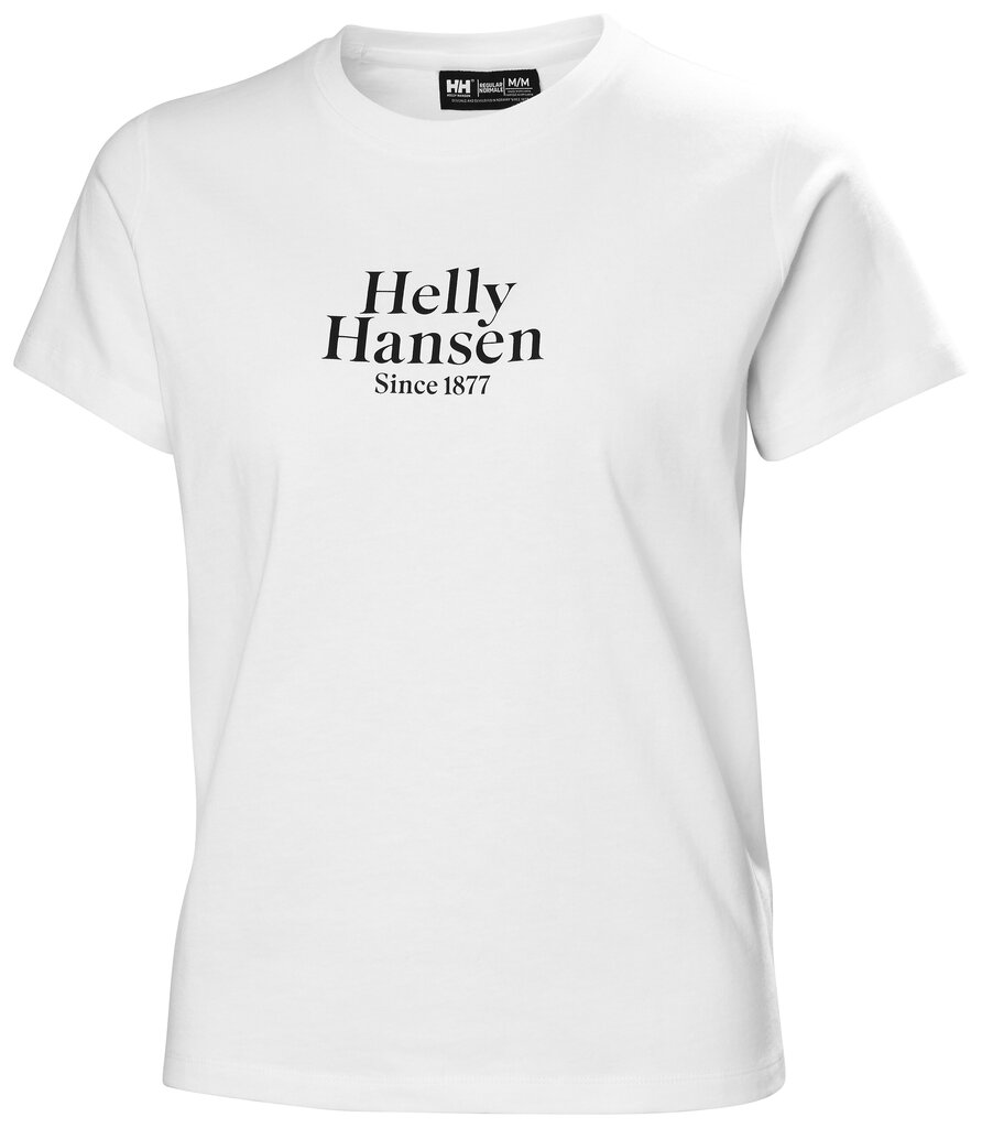 Helly Hansen naiste T-särk GRAPHIC, valge цена и информация | Naiste T-särgid, topid | kaup24.ee