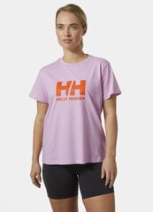 Helly Hansen naiste T-särk HH LOGO, roosa цена и информация | Женские футболки | kaup24.ee