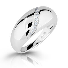 Modesi Неожиданное серебряное кольцо с цирконами М16017. цена и информация | Кольцо | kaup24.ee