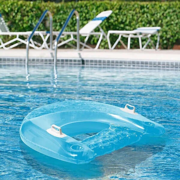 Täispuhutav basseinitool koos tassihoidjatega Chilaxo hind ja info | Täispuhutavad veemänguasjad ja ujumistarbed | kaup24.ee