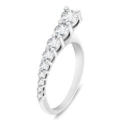 Brilio Silver Элегантное серебряное кольцо с цирконами RI119W цена и информация | Кольцо | kaup24.ee