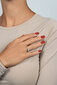 Brilio Silver hõbedane sõrmus tsirkoonidega RI119W hind ja info | Sõrmused | kaup24.ee