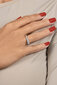 Brilio Silver kullatud sõrmus tsirkoonidega RI119Y цена и информация | Sõrmused | kaup24.ee
