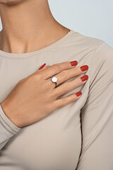 Brilio Silver Очаровательное серебряное кольцо с опалом RI105W цена и информация | Кольцо | kaup24.ee