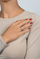 Brilio Silver kullatud sõrmus värviliste tsirkoonidega RI116YRBW hind ja info | Sõrmused | kaup24.ee