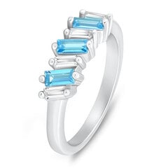 Brilio Silver Очаровательное серебряное кольцо с цирконами RI101W цена и информация | Кольцо | kaup24.ee