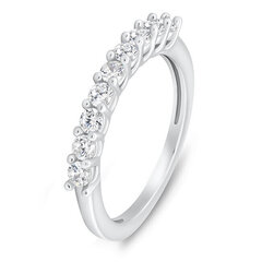 Brilio Silver Достойное серебряное кольцо с цветными цирконами RI063Wa. цена и информация | Кольцо | kaup24.ee