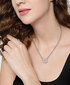 Hugo Boss kaelakee Beautiful steel necklace with zircons 1580541 hind ja info | Kaelakeed | kaup24.ee