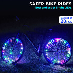 LED tuled jalgratta ratastele Koshing hind ja info | Muud jalgratta varuosad | kaup24.ee