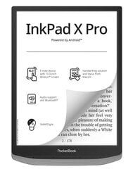 E-Reader|POCKETBOOK|InkPad X Pro|10.3 |1872x1404|1xUSB-C|Wireless LAN|Bluetooth|Grey|PB1040D-M-WW цена и информация | Электронные книги | kaup24.ee