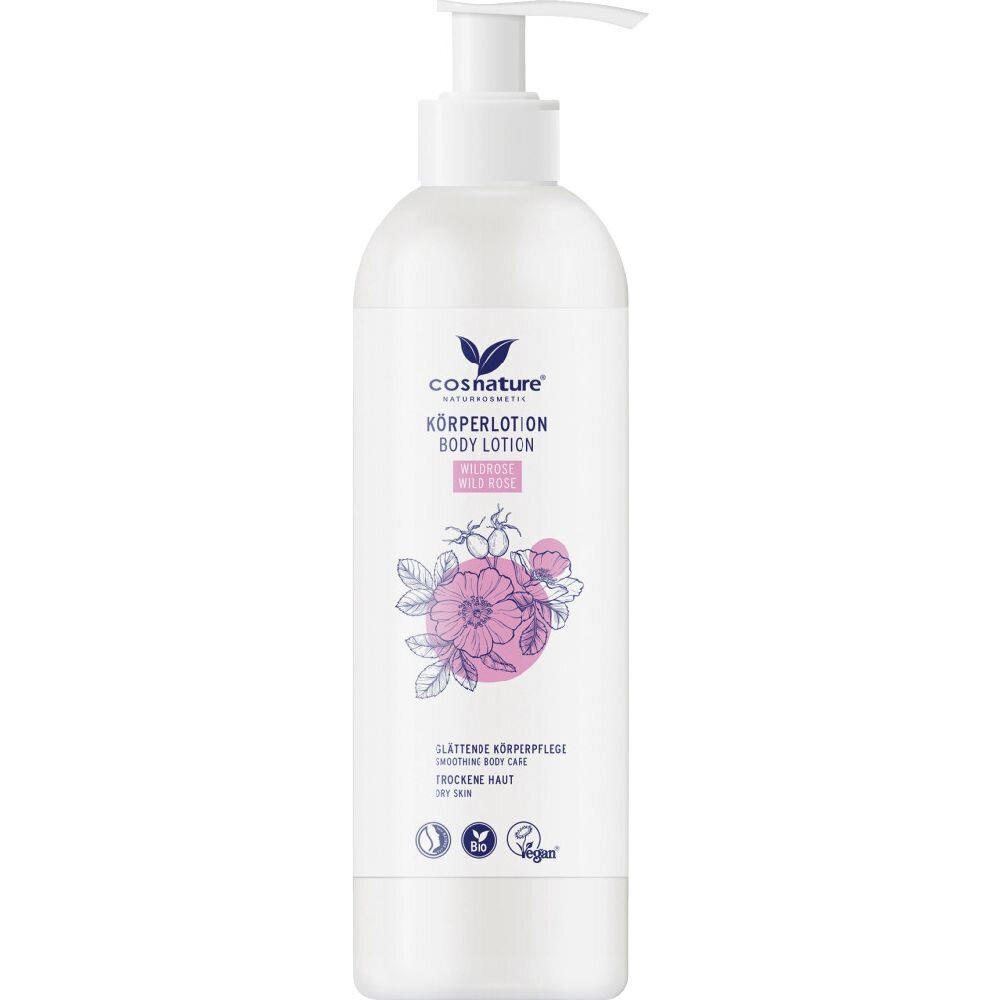 Ihupiim Cosnature Wild Rose, 250 ml цена и информация | Kehakreemid, losjoonid | kaup24.ee