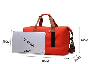 Reisikott, punane, 46x28x25 cm цена и информация | Чемоданы, дорожные сумки | kaup24.ee