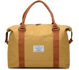 Дорожная сумка, желтая, 45x15x32 см цена и информация | Рюкзаки и сумки | kaup24.ee