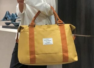 Дорожная сумка, желтая, 45x15x32 см цена и информация | Рюкзаки и сумки | kaup24.ee