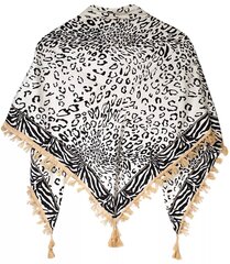 Весенний шарф шарф с леопардовой бахромой цена и информация | Женские шарфы, платки | kaup24.ee