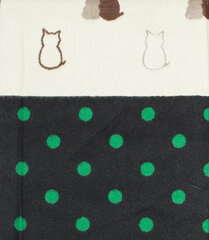 Теплая шаль-шарф в горошек коты лоскутный трикотаж цена и информация | Женские шарфы, платки | kaup24.ee