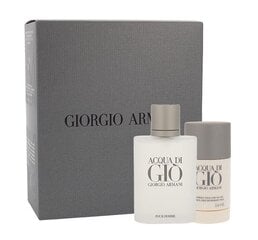 Мужские духи Giorgio Armani Acqua di Gio EDT, 100 мл + роликовый дезодорант, 75 мл цена и информация | Мужские духи | kaup24.ee