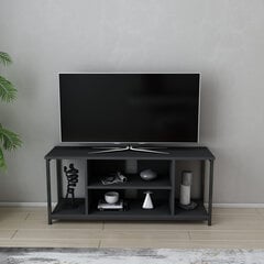 TV alus Asir, 120x35x50,8 cm, hall/must hind ja info | TV alused | kaup24.ee