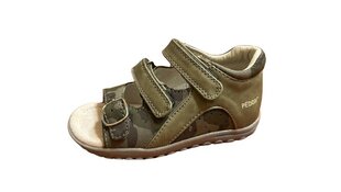 Peddy sandaalid poistele, Khaki hind ja info | Laste sandaalid | kaup24.ee