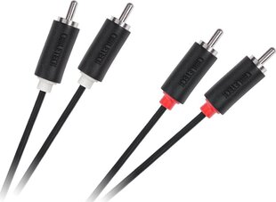 Cabletech 2RCA, 1 m hind ja info | Kaablid ja juhtmed | kaup24.ee