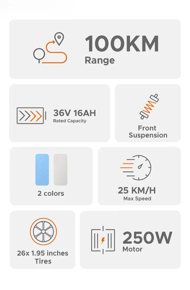 Elektrijalgratas Engwe P26, sinine hind ja info | Elektrirattad | kaup24.ee