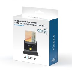 Aisens ASCR-SN05-BK считыватель смарт-карт eID цена и информация | Охлаждающие подставки и другие принадлежности | kaup24.ee