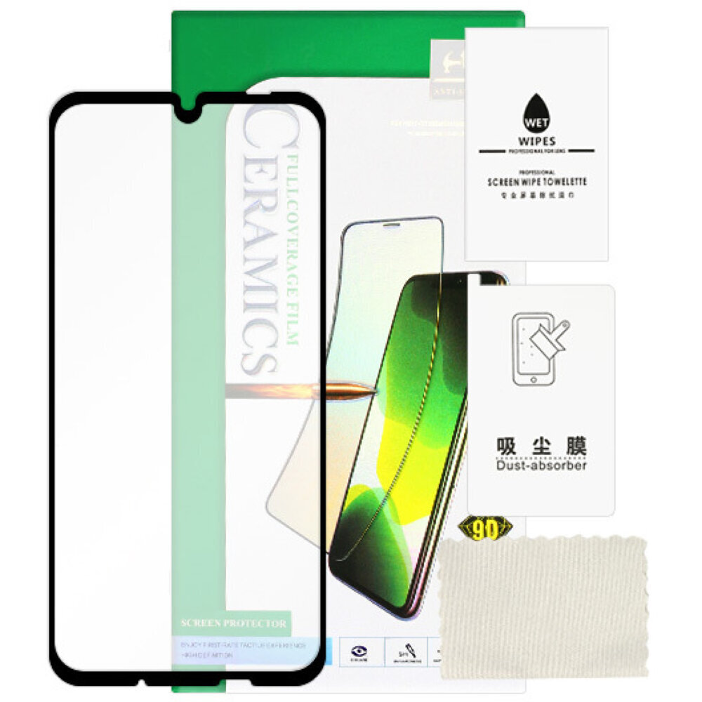 Ceramic 9D Full Glue Huawei P Smart (2020) hind ja info | Ekraani kaitsekiled | kaup24.ee