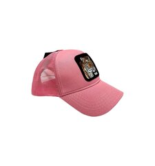Nokamüts tiigritikandiga, roosa 750797003127 hind ja info | Naiste mütsid ja peapaelad | kaup24.ee
