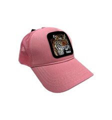 Nokamüts tiigritikandiga, roosa 750797003127 hind ja info | Naiste mütsid ja peapaelad | kaup24.ee