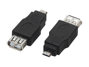 USB-адаптер-разъем micro USB - разъем USB цена и информация | Адаптеры и USB-hub | kaup24.ee