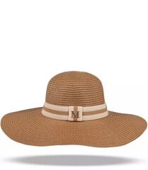 Õlgkübar paelaga naistele, pruun hind ja info | Naiste mütsid ja peapaelad | kaup24.ee