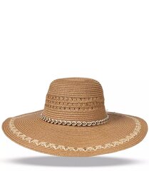 Naiste müts helmestega, pruun hind ja info | Naiste mütsid ja peapaelad | kaup24.ee
