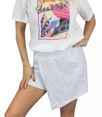 Женские шорты - белые 46028-2 цена и информация | Джинсовые шорты | kaup24.ee