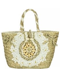 Большая сумка-трапеция в стиле бохо из натуральной корзины цена и информация | Женские сумки | kaup24.ee