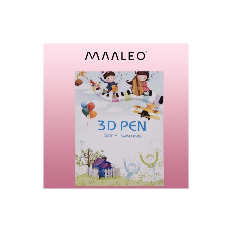 3D pliiatsi mallidega raamat Maaleo 22734 hind ja info | Tüdrukute mänguasjad | kaup24.ee