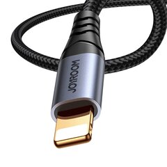 Аудиокабель Joyroom SY-A06 Lightning to 3,5mm 1.2m черный цена и информация | Адаптеры и USB-hub | kaup24.ee