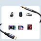 Helikaabel Joyroom SY-A06 Lightning to 3,5mm 1.2m must цена и информация | USB jagajad, adapterid | kaup24.ee