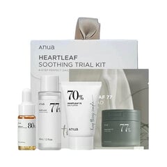 Набор бестселлеров для базового ухода за кожей Anua Heartleaf Soothing Trial Kit цена и информация | Сыворотки для лица, масла | kaup24.ee