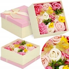 Мыльный букет цветов в коробке цена и информация | Мыло | kaup24.ee
